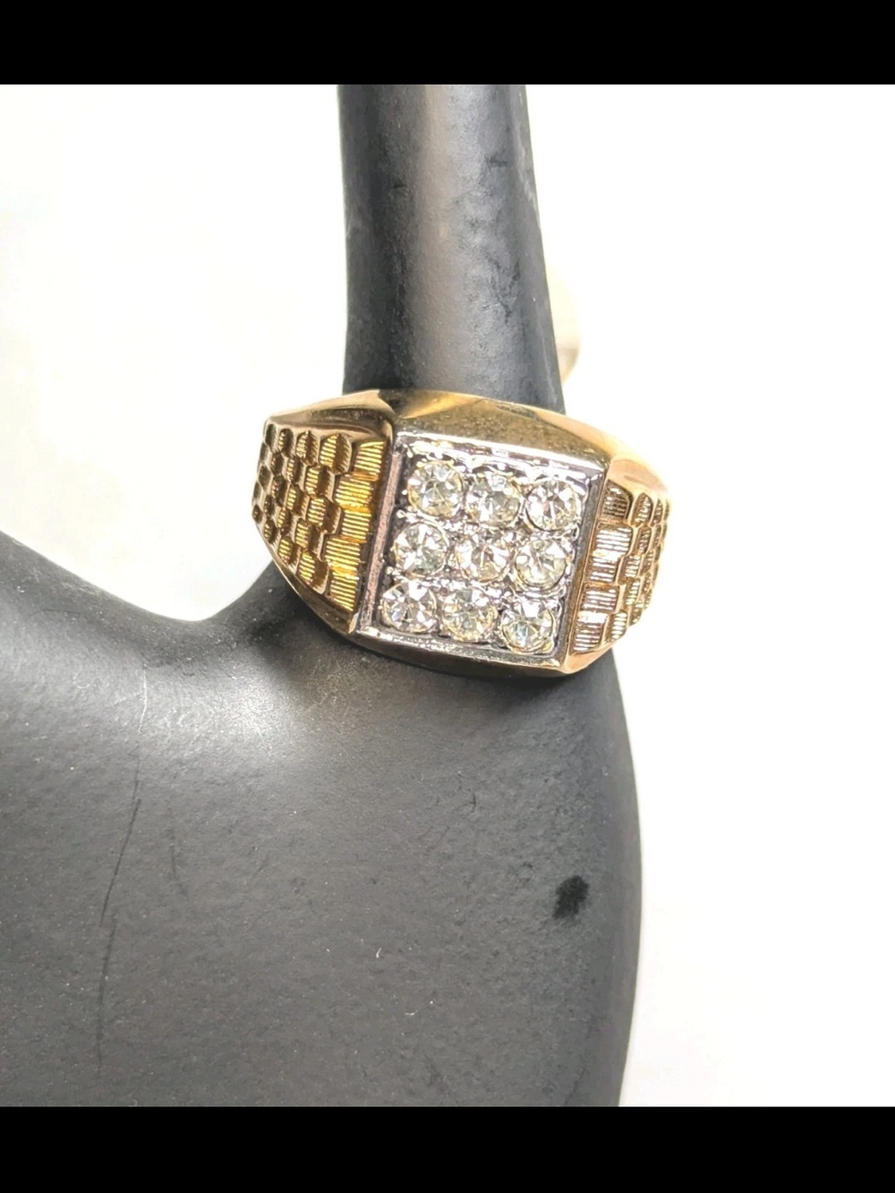 VTG HMS Madeira Creations Men's Cocktail Ring Size 11